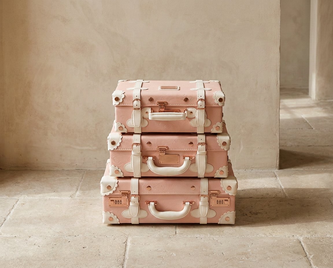 Bellamy trunk trio - blush