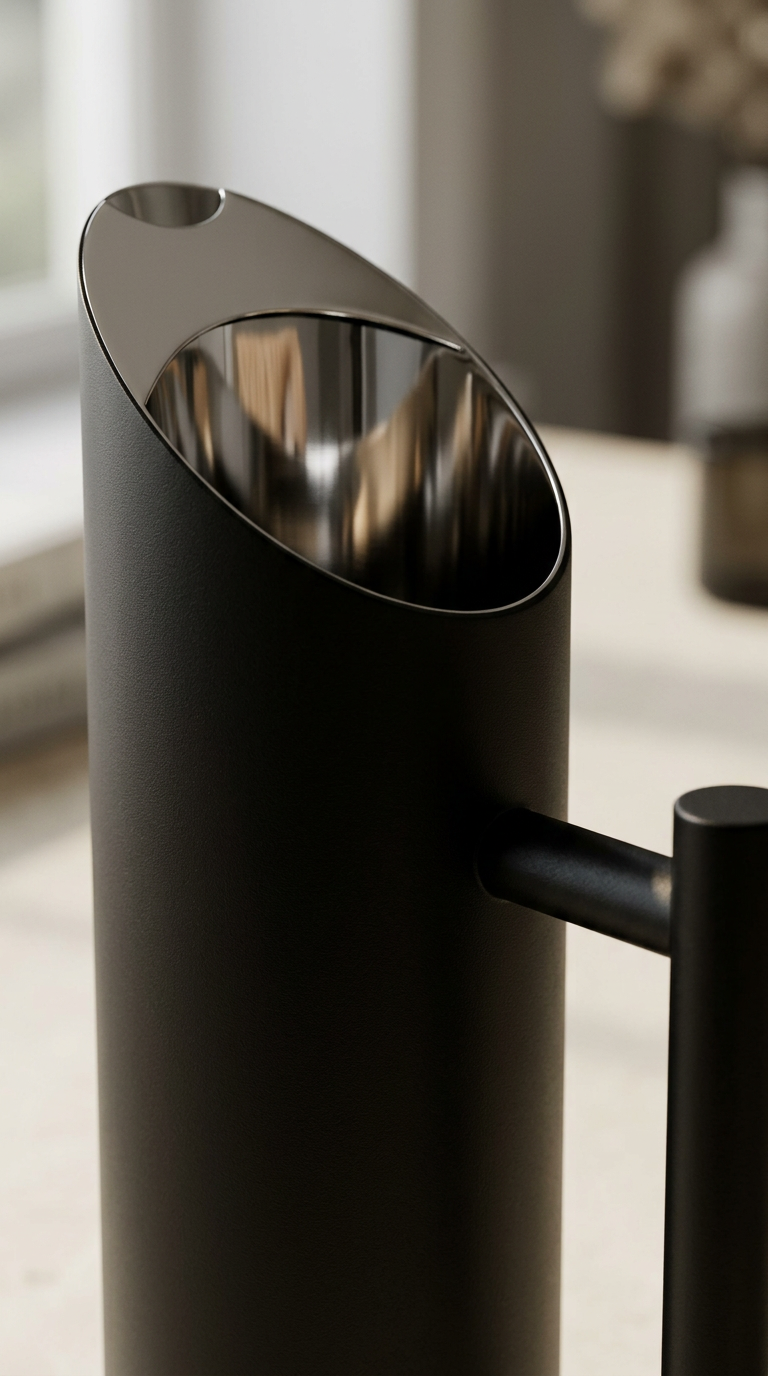 The Forma Jug — Sculptural Black Vessel