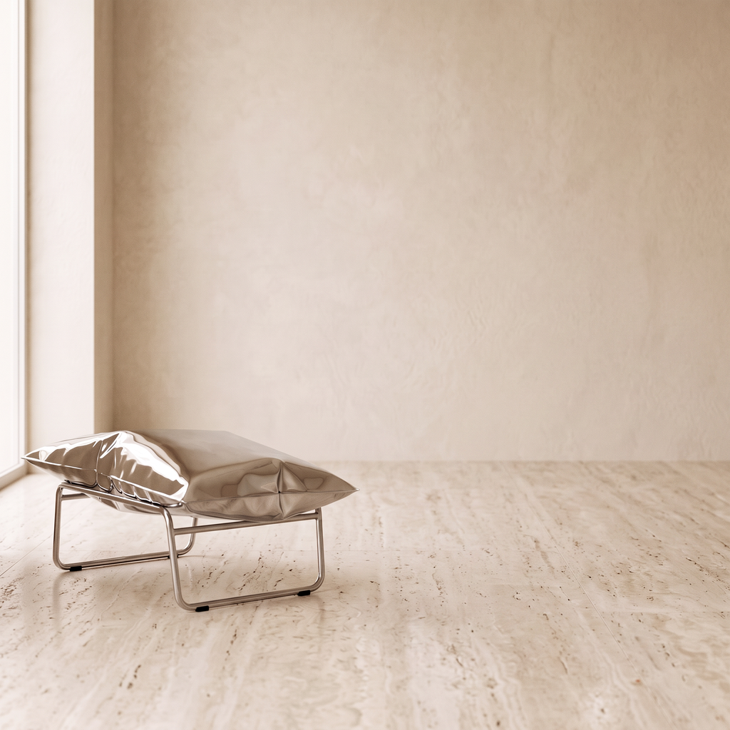 The Solenne Chair & footstool set
