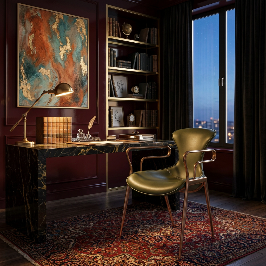 The Oliva Saddle Chair