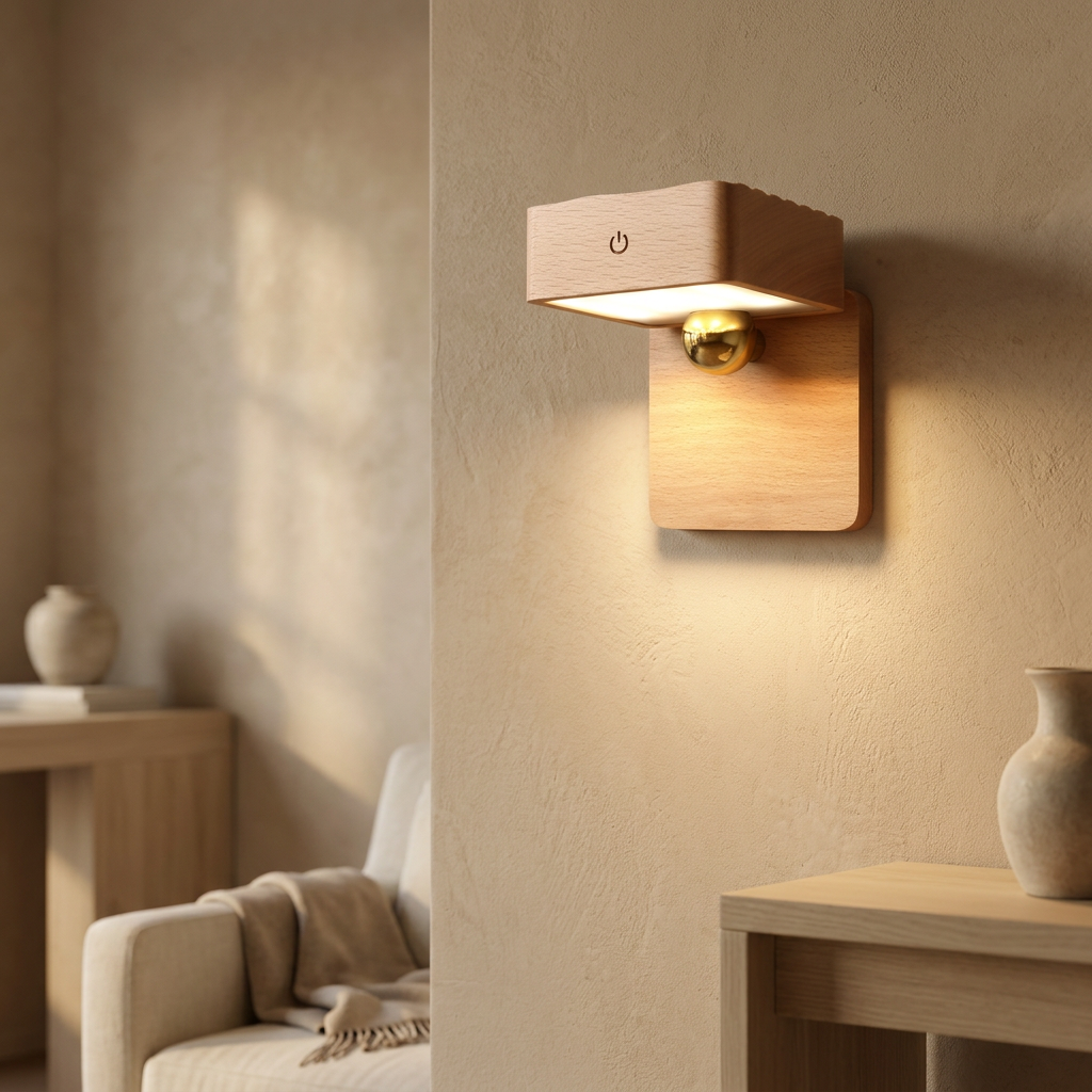 The Onda Wireless wall light - beige