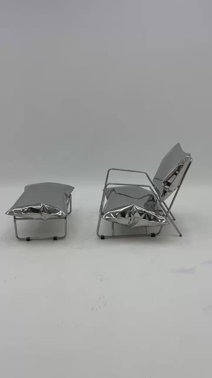 The Solenne Chair & footstool set
