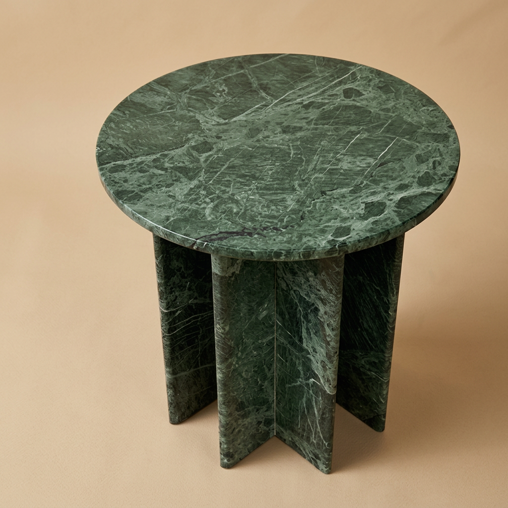 Verde Marble Side Table